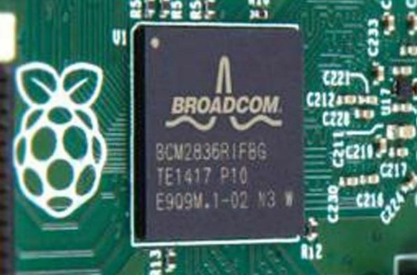 broadcom processors are widely used hp old school