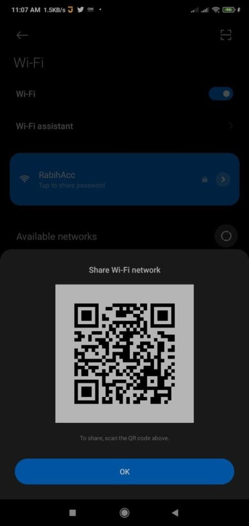 How to view connected wifi passwords