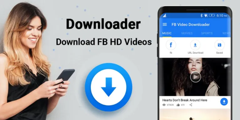 FB Video Downloader to download via Android