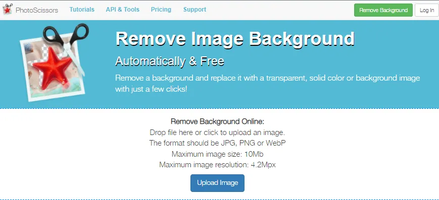 photoscissors provide quick photo background change tool