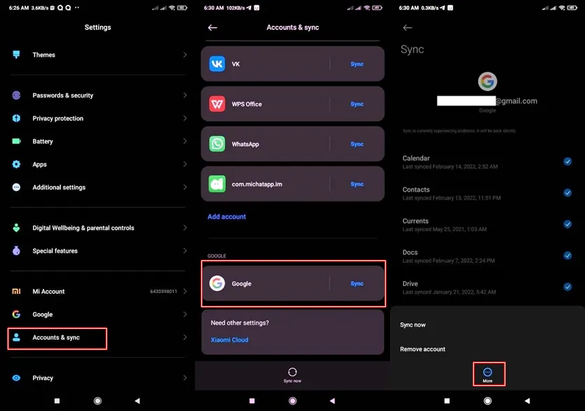 how to delete google account on android phone