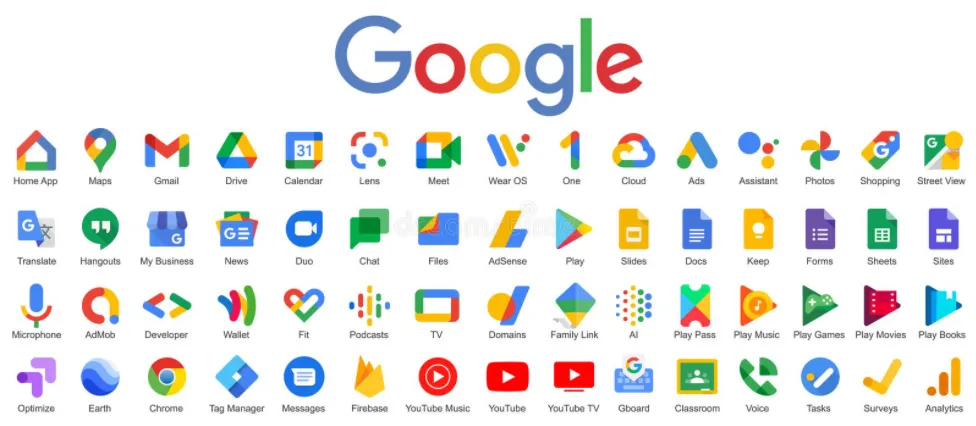 google products that can be connected with one account