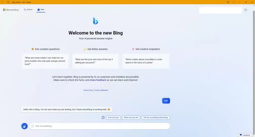 cara gunakan Bing ChatGPT